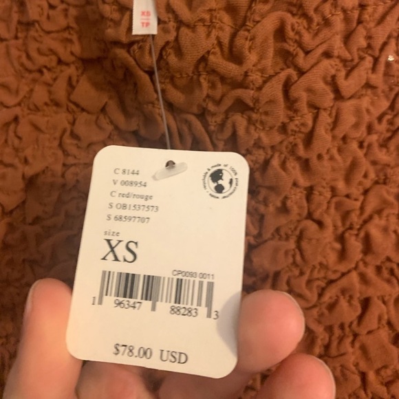 Free People Scarlett Mini Dress in color Sienna - Picture 7 of 8